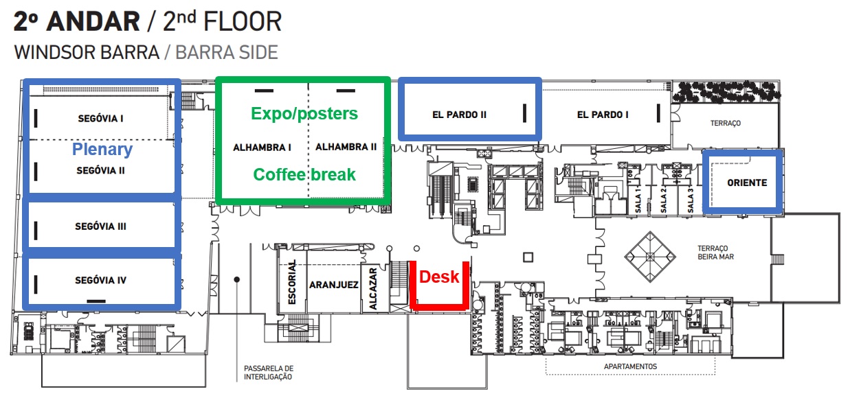 Rooms map